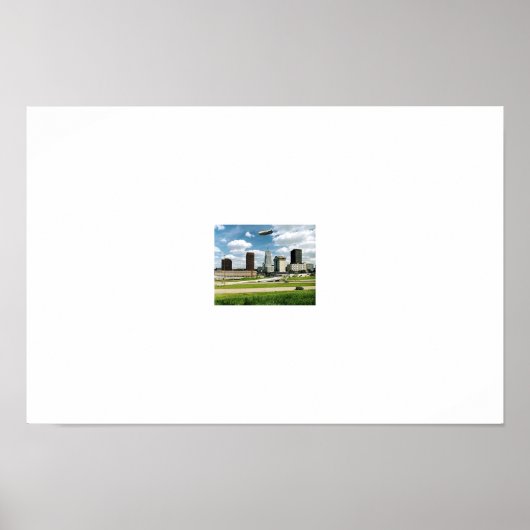 Akron Ohio Skyline Poster (Voorkant)