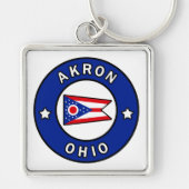 Akron Ohio Sleutelhanger (Voorkant)