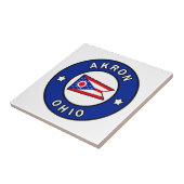 Akron Ohio Tegeltje (Zijkant)