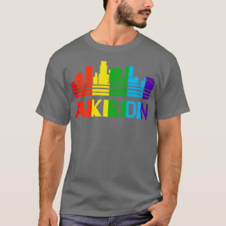 Akron Pride Akron LGBT Geschenk LGBTQ Ondersteunin T-shirt