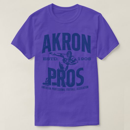 Akron Pros-Football T-shirt (Design voorkant)