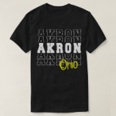 Akron stad Ohio Akron OH T-shirt (Design voorkant)