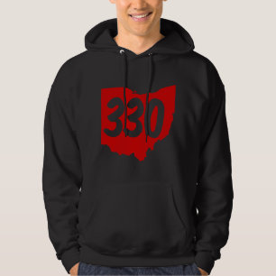 Akron Warren Canton Youngstown Ohio 330 Netnummer Hoodie