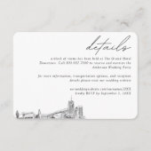 Akron Wedding Hotel Kamer Blok Details Informatiekaartje (Voorkant)