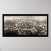 Akron Works Ohio Foto 1907 Poster (Voorkant)