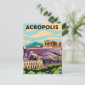 Akropolis Athene, Griekenland Briefkaart (Staand voorkant)