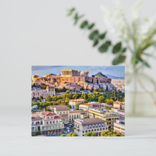 Akropolis Athene, Griekenland Briefkaart (Staand voorkant)