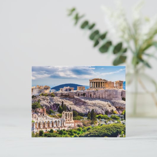 Akropolis Athene, Griekenland Briefkaart (Staand voorkant)