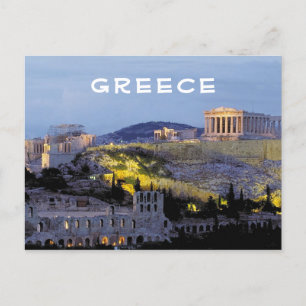Akropolis Athene Griekenland Briefkaart