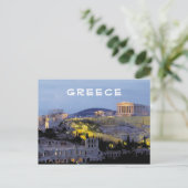 Akropolis Athene Griekenland Briefkaart (Staand voorkant)