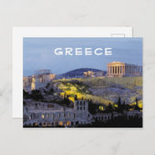 Akropolis Athene Griekenland Briefkaart (Voorkant / Achterkant)
