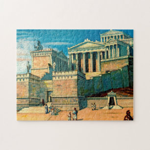 Akropolis Athene Griekenland. Legpuzzel