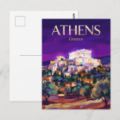 Akropolis Griekenland Briefkaart (Voorkant / Achterkant)