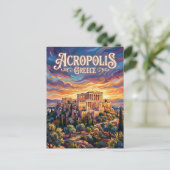 Akropolis Griekenland Briefkaart (Staand voorkant)