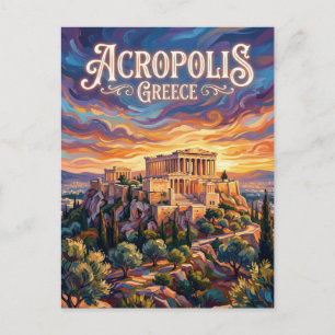 Akropolis Griekenland Briefkaart