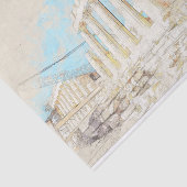 Akropolis in Athene, Griekenland Tissuepapier (Detail)