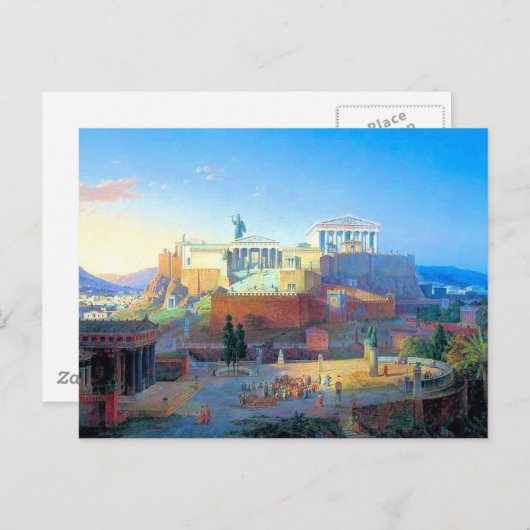 Akropolis in Griekenland Briefkaart (Voorkant / Achterkant)