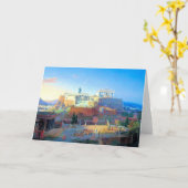 Akropolis in Griekenland Kaart (Gele Bloem)