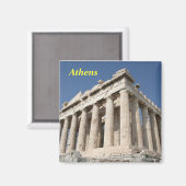Akropolis-parthenon Athene magneet (Voorkant / Achterkant)