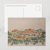 Akropolis van Athene Ansichtkaart Briefkaart (Voorkant / Achterkant)