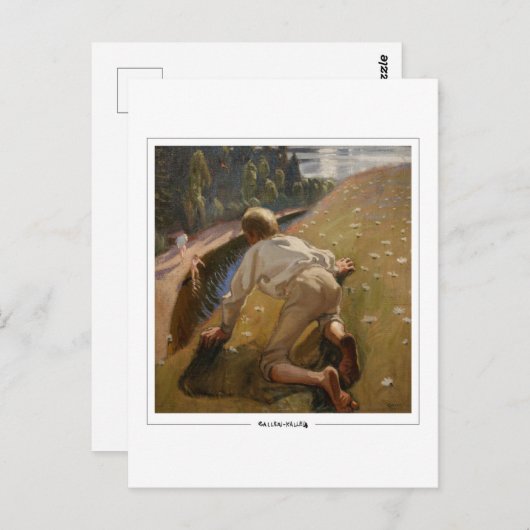 Akseli Gallen-Kallela #1 - Kunstmatig Briefkaart (Voorkant / Achterkant)