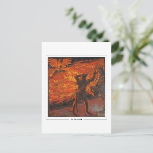 Akseli Gallen-Kallela #202 - Kunstmatig Briefkaart (Staand voorkant)