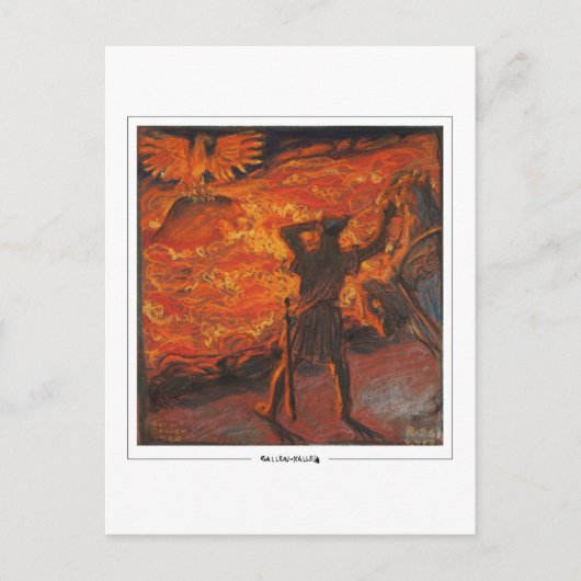 Akseli Gallen-Kallela #202 - Kunstmatig Briefkaart (Voorkant)