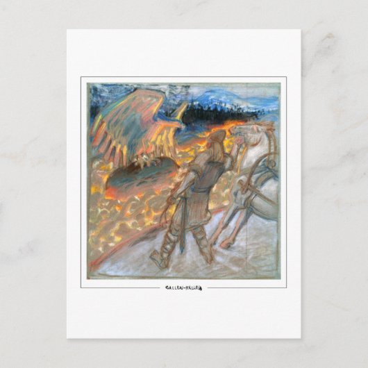 Akseli Gallen-Kallela #355 - Kunstmatig Briefkaart (Voorkant)