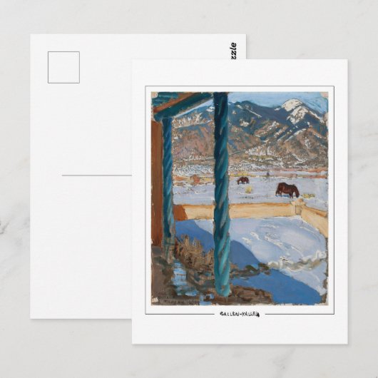 Akseli Gallen-Kallela #59 - Kunstmatig Briefkaart (Voorkant / Achterkant)