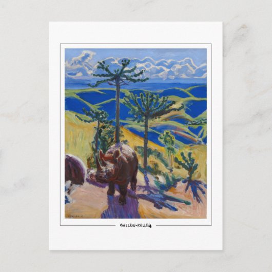 Akseli Gallen-Kallela #9 - Kunstmatig Briefkaart (Voorkant)