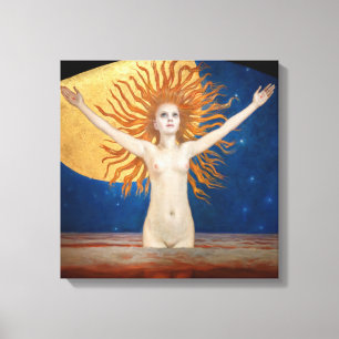 Akseli Gallen-Kallela - Ad Astra Canvas Afdruk