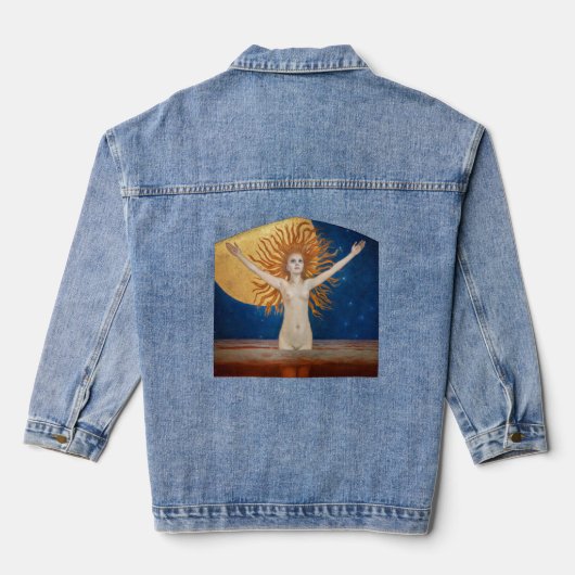 Akseli Gallen-Kallela - Ad Astra Denim Jacket (Achterkant)