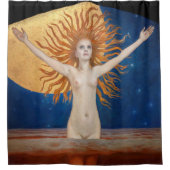 Akseli Gallen-Kallela - Ad Astra Douchegordijn (Voorkant)