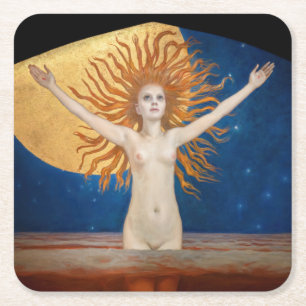 Akseli Gallen-Kallela - Ad Astra Kartonnen Onderzetters