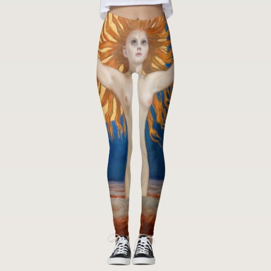 Akseli Gallen-Kallela - Ad Astra Leggings (Voorkant)