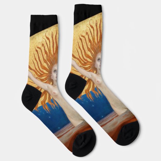 Akseli Gallen-Kallela - Ad Astra Sokken (Rechts)