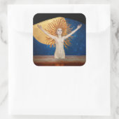 Akseli Gallen-Kallela - Ad Astra Vierkante Sticker (Tas)