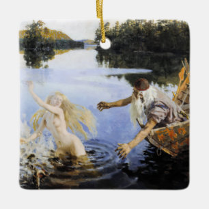 Akseli Gallen-Kallela - Aino Myth Keramisch Ornament