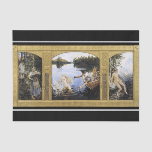 Akseli Gallen-Kallela - Aino Myth Tissuepapier (Voorkant)