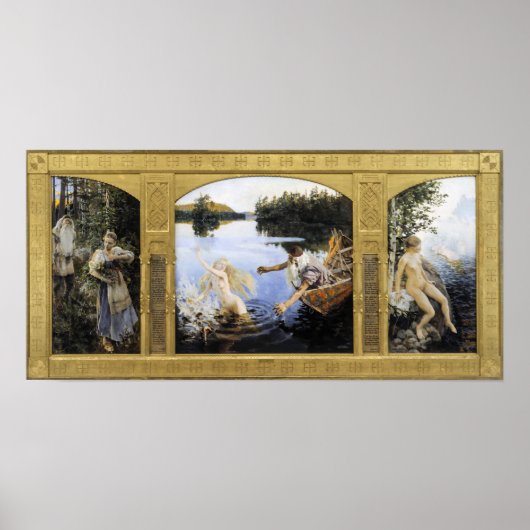 Akseli Gallen-Kallela - Aino-mythe Poster (Voorkant)