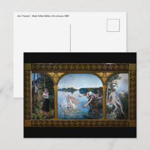 Akseli Gallen-Kallela - Aino Triptych Briefkaart