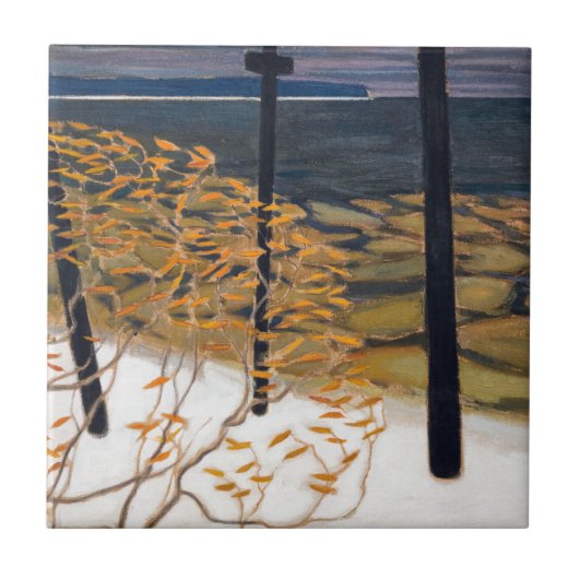 Akseli Gallen-Kallela - Autumn Tegeltje (Voorkant)
