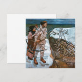 Akseli Gallen-Kallela - Belastingen van Joukahaine Bedankkaart (Voorkant / Achterkant)