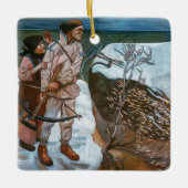 Akseli Gallen-Kallela - Belastingen van Joukahaine Keramisch Ornament (Voorkant)