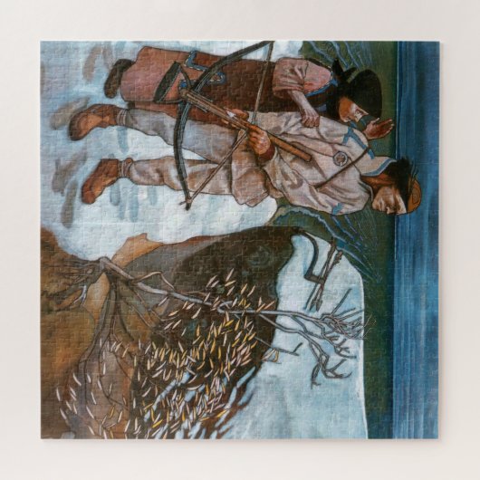 Akseli Gallen-Kallela - Belastingen van Joukahaine Legpuzzel (Horizontaal)