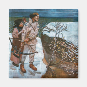 Akseli Gallen-Kallela - Belastingen van Joukahaine Magneet