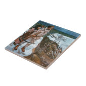 Akseli Gallen-Kallela - Belastingen van Joukahaine Tegeltje (Zijkant)