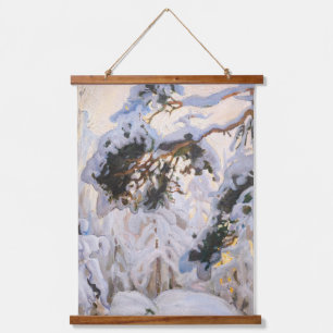 Akseli Gallen-Kallela - Bos in de winter Hangend Wandkleed