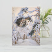 Akseli Gallen-Kallela - Bos in de winter Kaart (Staand voorkant)