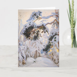 Akseli Gallen-Kallela - Bos in de winter Kaart